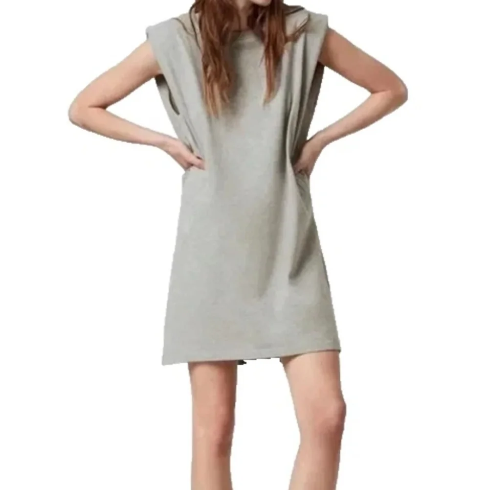 Allsaints Coni Shoulder Pad Tee Dress